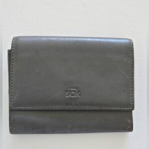 The Sak Charcoal Leather Wallet